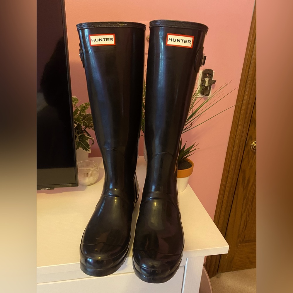 Hunter Original High Rain Boots with HUNTER socks